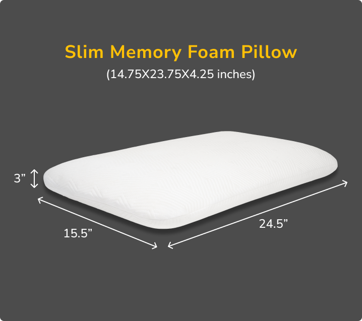 Promiss Slim Memory Foam Pillow